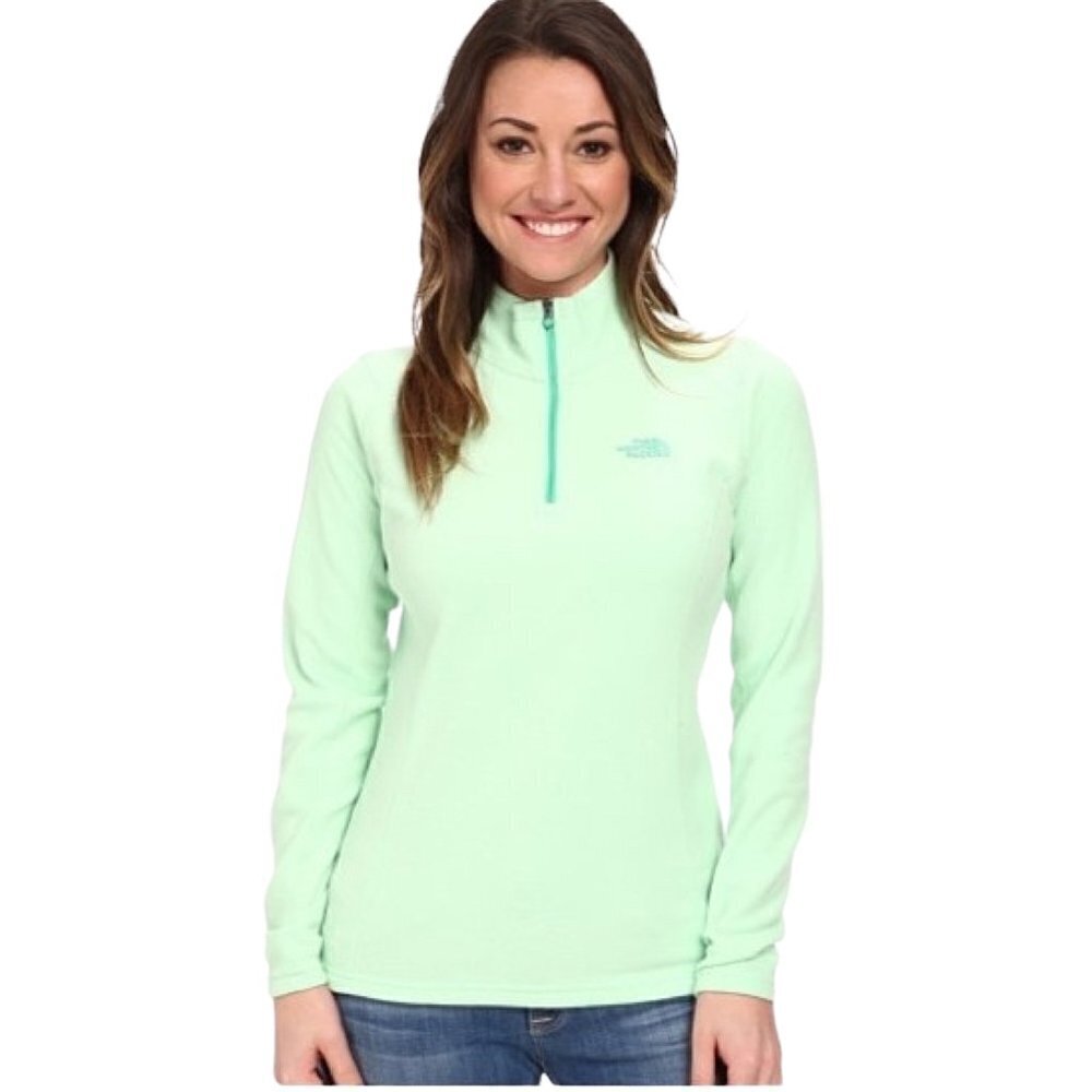 THE NORTH FACE Fleece 1/4 Zip Pullover Jacket - Size Large - Picture 1 of 6